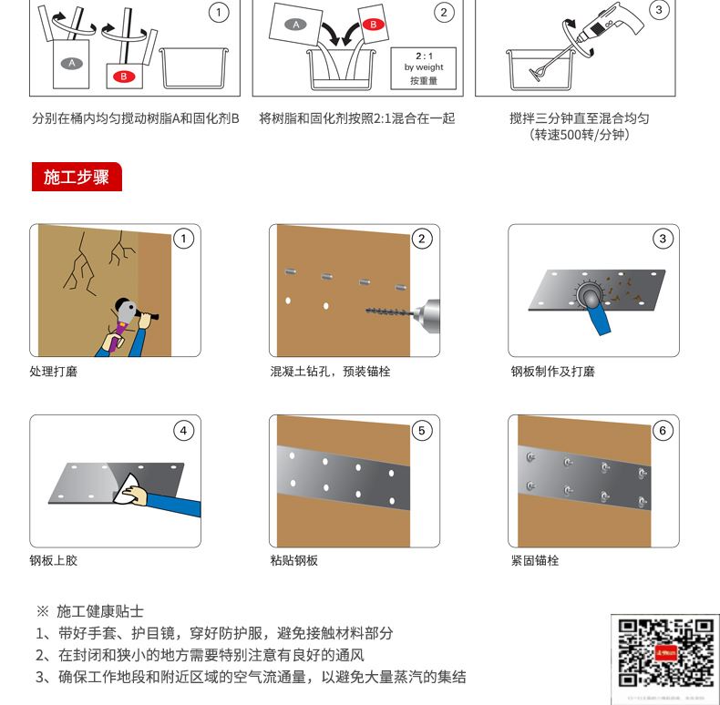 包钢诸城粘钢加固施工过程